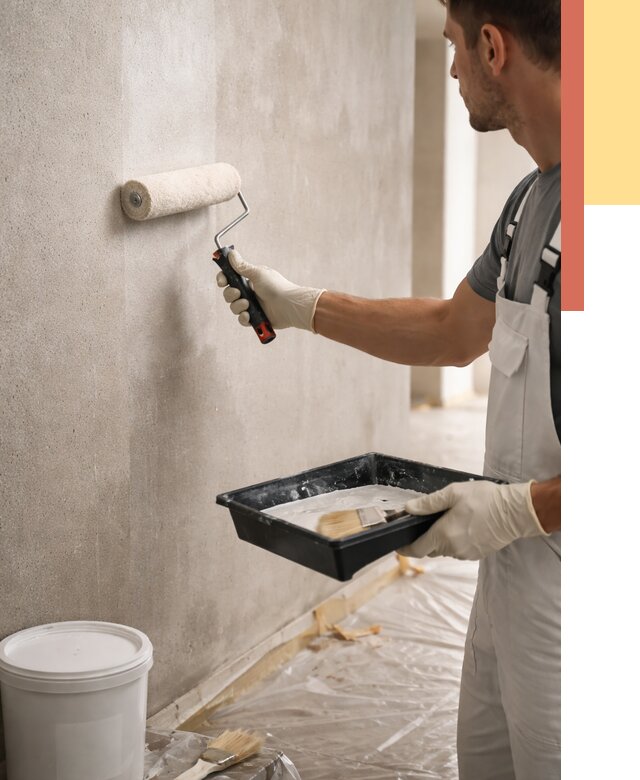 Грунтовка стен в Омске от 2281 руб. м2 — быстро, недорого, с материалом | ОТДЕЛОЧНИК-Омс