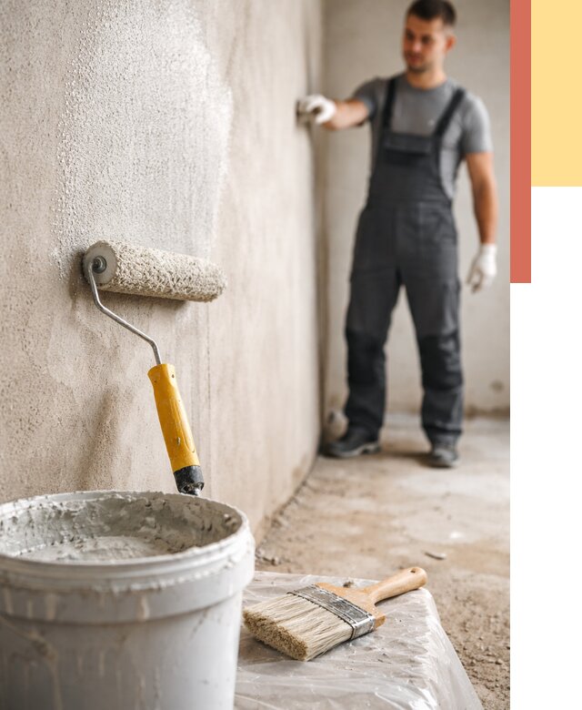 Нанесение бетоноконтакта на стены в Омске от 4355 руб. быстро и недорого | ОТДЕЛОЧНИК-Омс