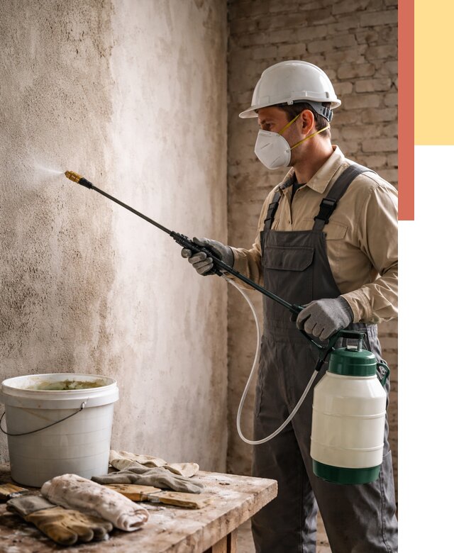 Антисептическая обработка стен в Омске от 1244 руб. — быстро и недорого | ОТДЕЛОЧНИК-Омс