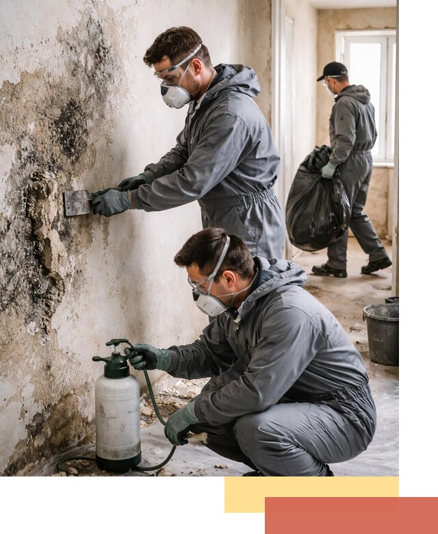 Удаление плесени со стен профессионально в Омске