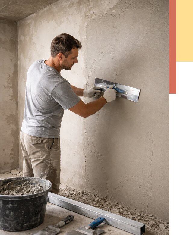 Штукатурка стен без маяков в Омске от 7466 руб/м2 — услуги и цена | ОТДЕЛОЧНИК-Омс