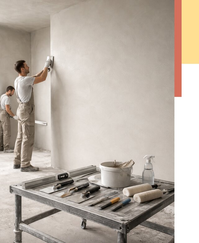 Штукатурка стен под покраску в Омске от 4666 руб./м² — качественно и недорого | ОТДЕЛОЧНИК-Омс