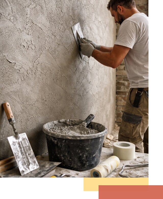 Декоративная штукатурка лофт в Омске — отделка стен и потолков