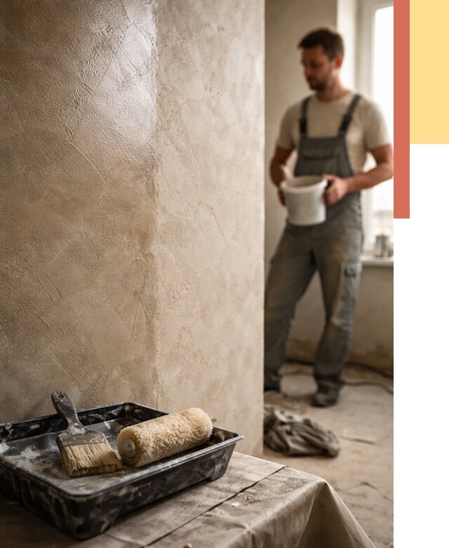 Нанесение воска на штукатурку в Омске от 3629 руб. | Услуги ОТДЕЛОЧНИК-Омс