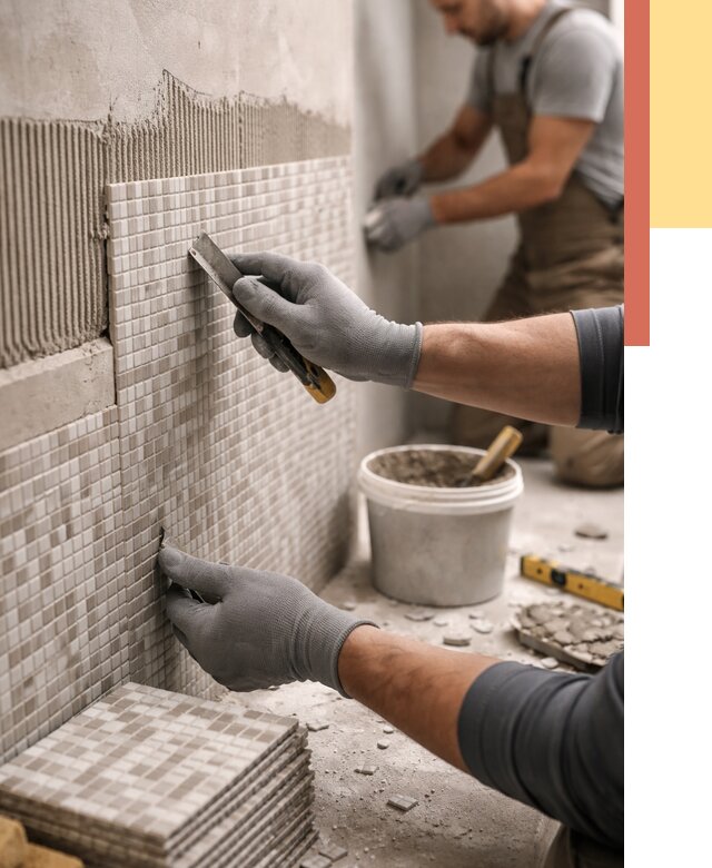 Облицовка стен мозаикой в Омске от 3318 руб/м2 — укладка мозаики на стены | ОТДЕЛОЧНИК-Омс