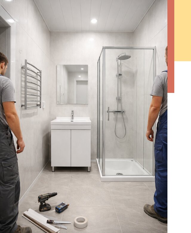 Отделка ванной комнаты панелями ПВХ в Омске от 4666 руб. за м2 | ОТДЕЛОЧНИК-Омс