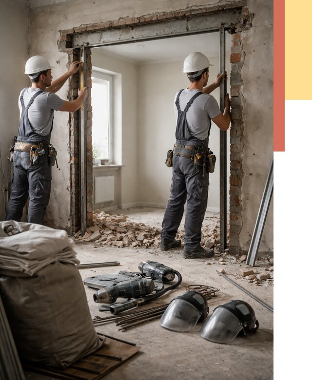 Расширение дверного проема в Омске от 12961 руб. под ключ | ОТДЕЛОЧНИК-Омс