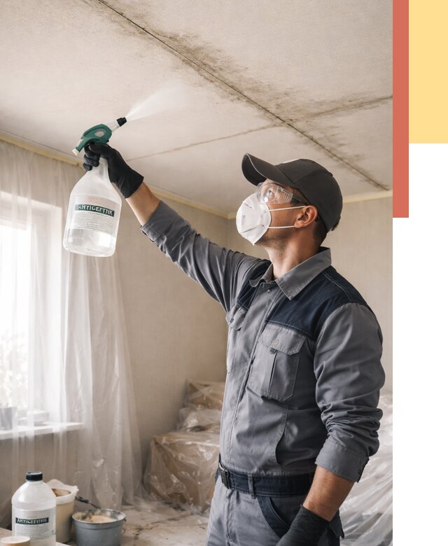 Антисептическая обработка потолка в Омске от 2592 руб. | ОТДЕЛОЧНИК-Омс