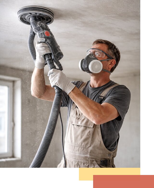 Шлифовка потолка в Омске — качественная подготовка под отделку