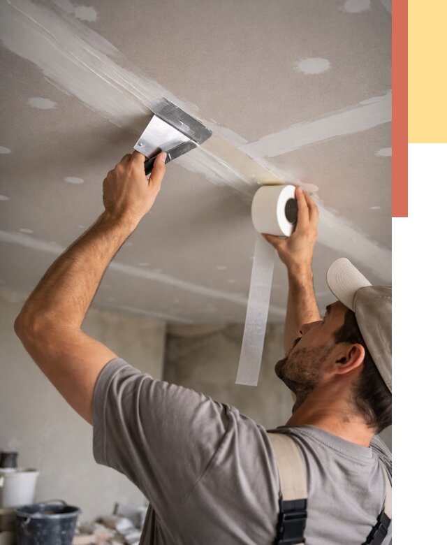 Обработка швов потолка ГКЛ в Омске от 7777 руб. под ключ | ОТДЕЛОЧНИК-Омс