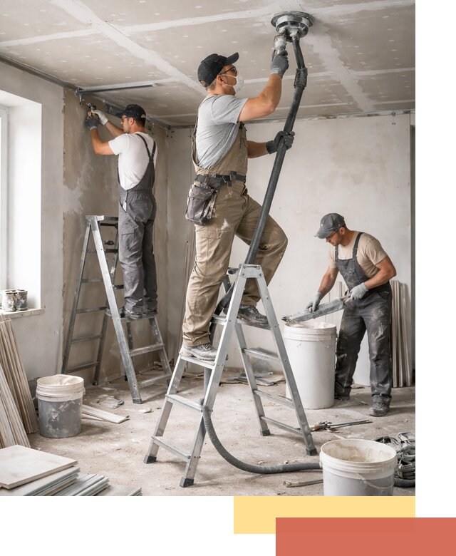 Ремонт потолка из гипсокартона в Омске: быстрый и качественный монтаж