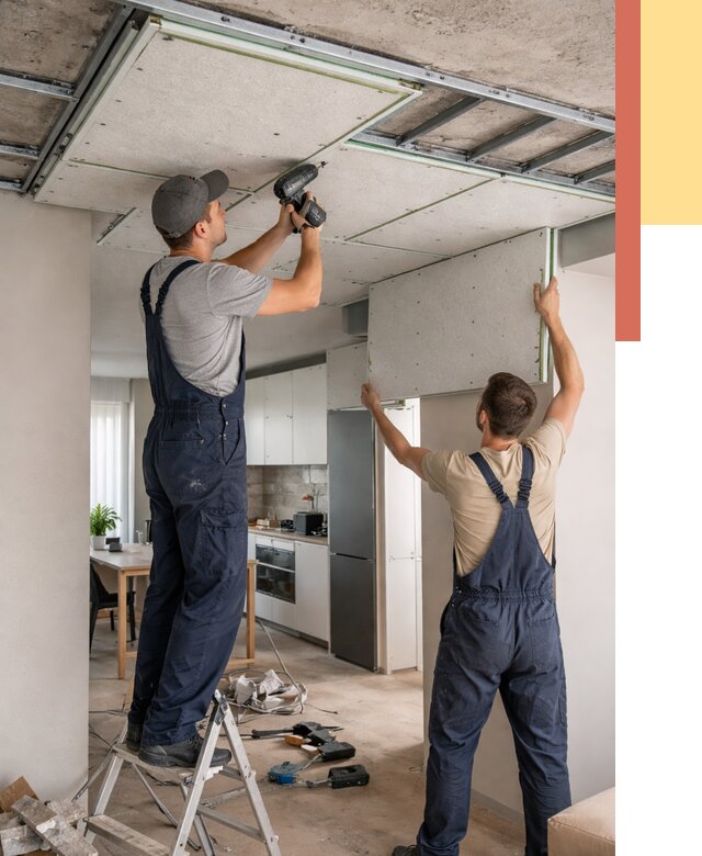 Шумоизоляция потолка панелями зипс в Омске от 1918 руб. под ключ | ОТДЕЛОЧНИК-Омс